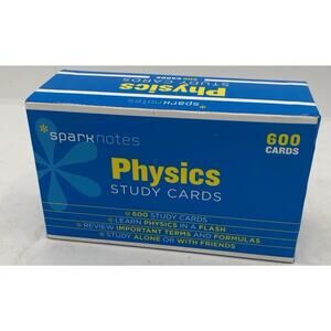 Spark Notes Physics Study Cards